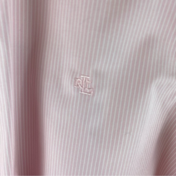 Lauren Ralph Lauren Women's 3/4 Sleeve Button up Cotton non-iron Size XL NWT - Picture 7 of 8